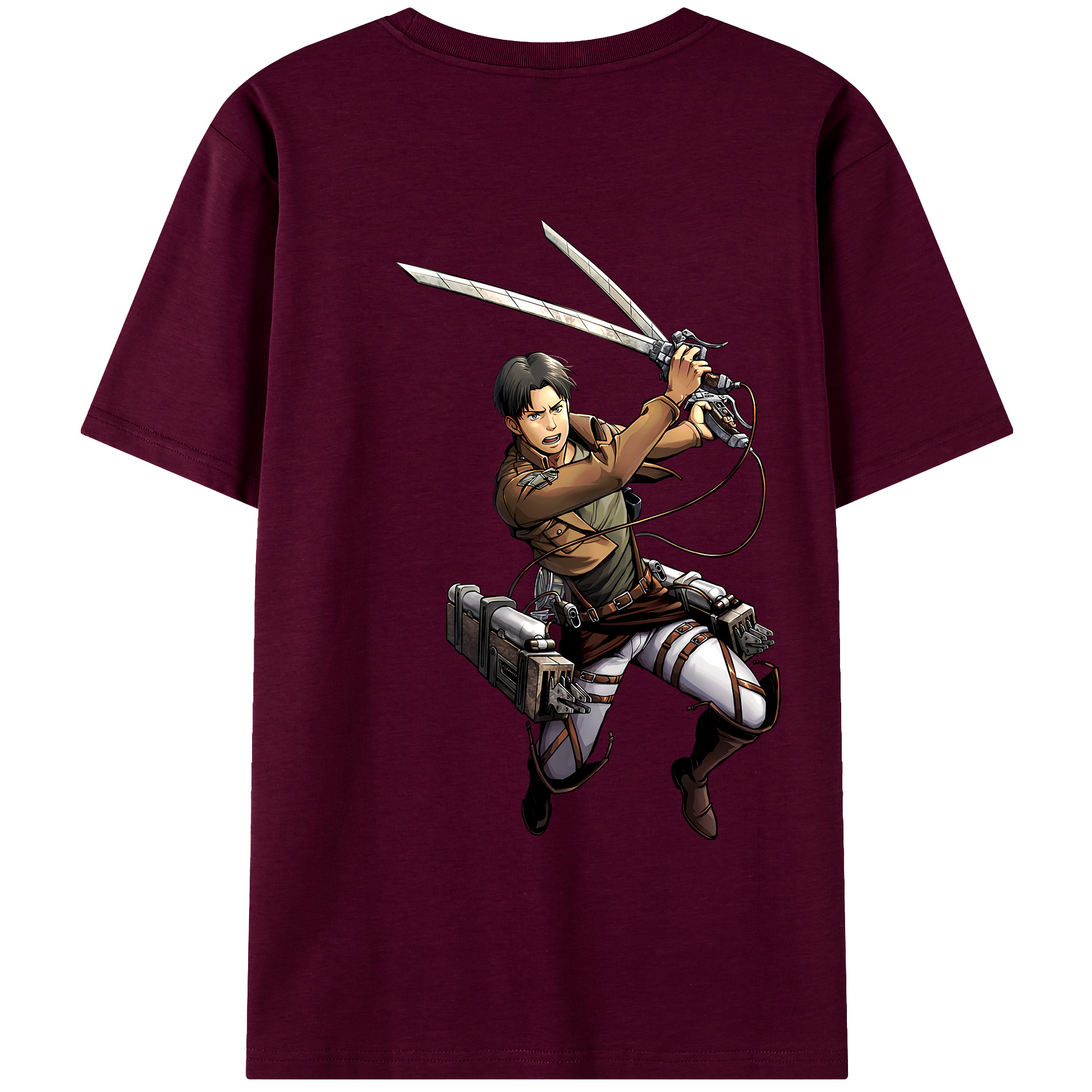 （画像用） 進撃の巨人 Attack on Titan レディース半袖Tシャツ(バックプリント)